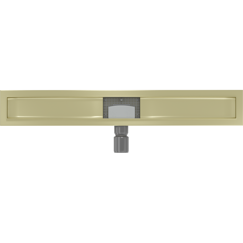 Mexen Flat kouruputki linjalämmitinpoistolle 70 cm, harjattu kulta - 1A15070